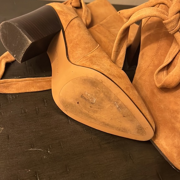 Leather Suede Booties BANANA REPUBLIC - Picture 7 of 8